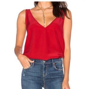 Amanda Uprichard Silk Tank Top